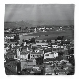 Vintage Greece Nafplion beach Bandana