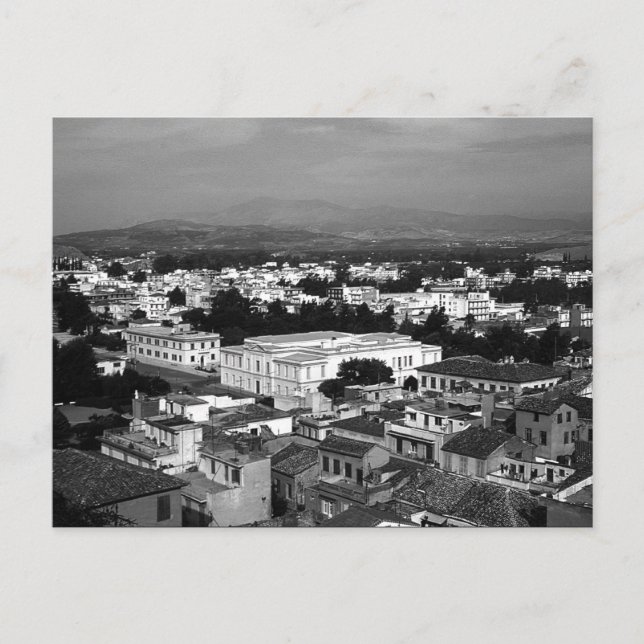 Vintage Greece Nafplion City Postcard (Front)