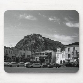 Vintage Greece Nafplion Venetian castle Mouse Pad