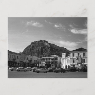 Vintage Greece Nafplion Venetian castle Postcard