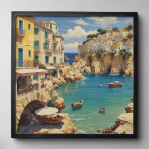 Vintage Greece Travel - Island of Corfu Peel And Stick Photo Tile