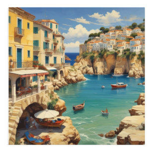 Vintage Greece Travel - Island of Corfu Photo Print