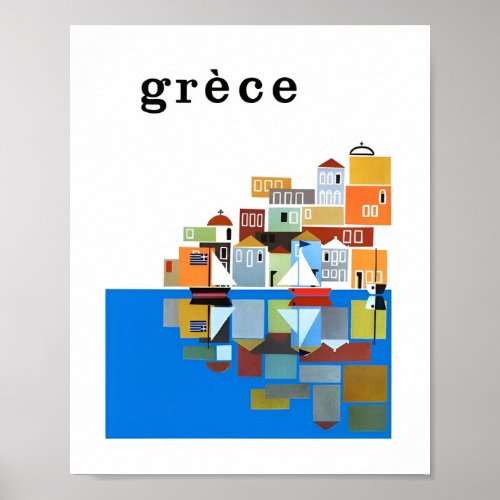 Vintage Greece Travel Picture Posters