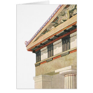 Vintage Greek Architecture, Temple of Athena Cards