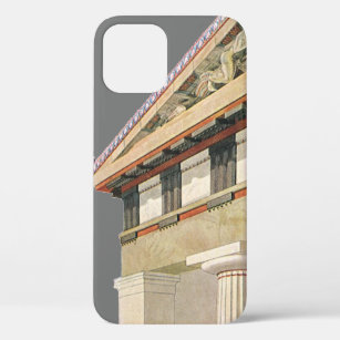 Vintage Greek Architecture, Temple of Athena iPhone 12 Case
