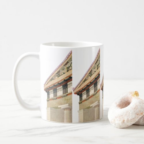 Vintage Greek Architecture Temple of Athena Coffee Mug