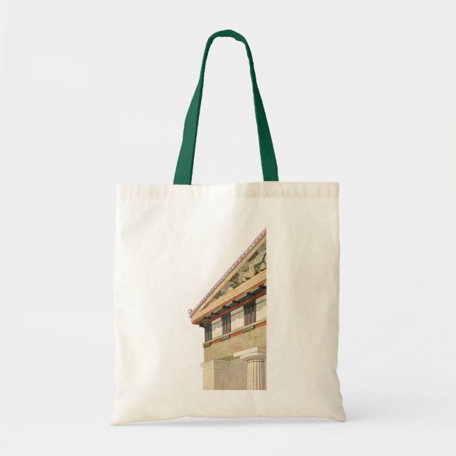 Vintage Greek Architecture, Temple of Athena Tote Bag (Front)