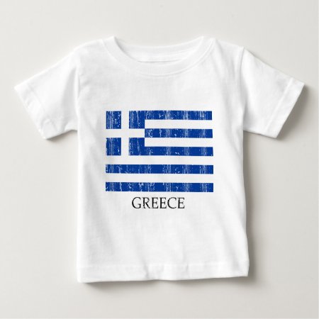 Vintage Greek Flag Baby T-shirt