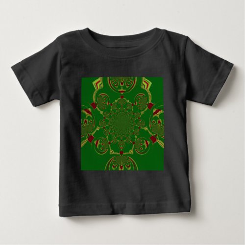 Vintage Green Baby T_Shirt