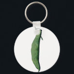 Vintage Green Bean Keychain<br><div class="desc">All rights reserved © Angelandspot</div>