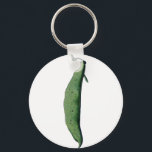 Vintage Green Bean Keychain<br><div class="desc">All rights reserved © Angelandspot</div>