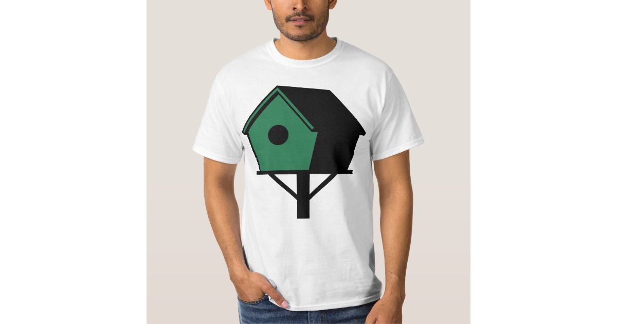 Vintage Green Birdhouse TShirt