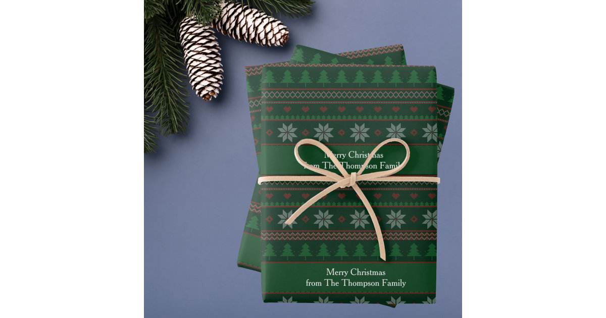 Dark Forest Green Matte Wrapping Paper, Zazzle
