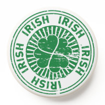 Vintage Green Clover Irish Stamp  PopSocket