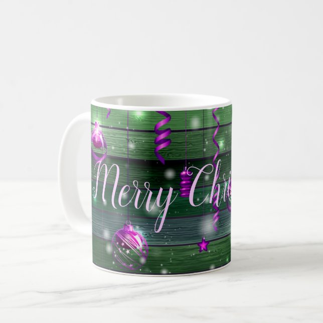 Vintage Green Coffee Mug (Front Left)