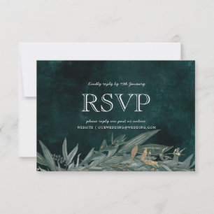 Vintage Green Hannah Suite RSVP Card