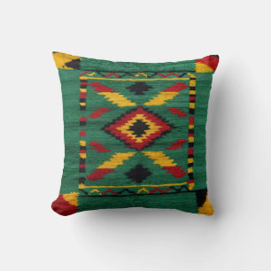 Vintage Green Kilim Pillows: Where History Meets Throw Pillow