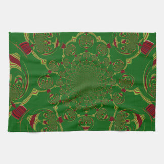 Vintage Green Kitchen Towel