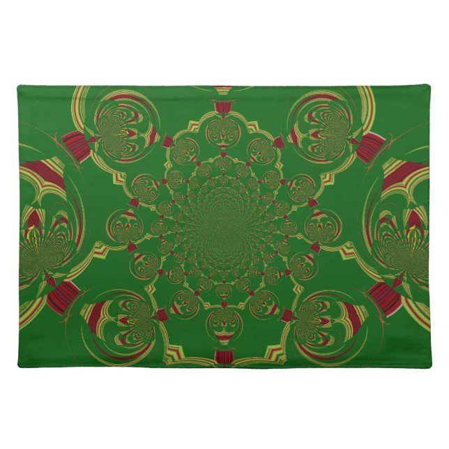 Vintage Green Placemat (Front)