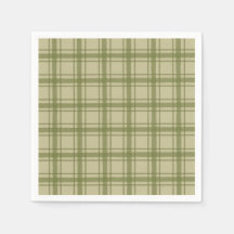 Vintage Green Plaid Christmas Party