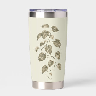 Vintage Green Pothos Vine Insulated Tumbler