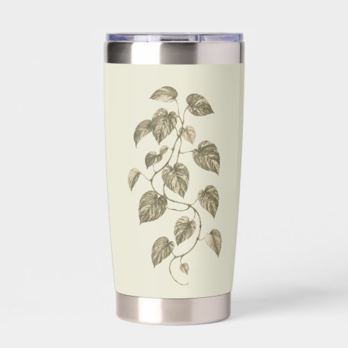 Vintage Green Pothos Vine Insulated Tumbler