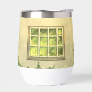 Vintage Green School Water Bottle