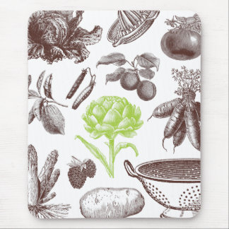 Vintage Greenmarket Mouse Pad