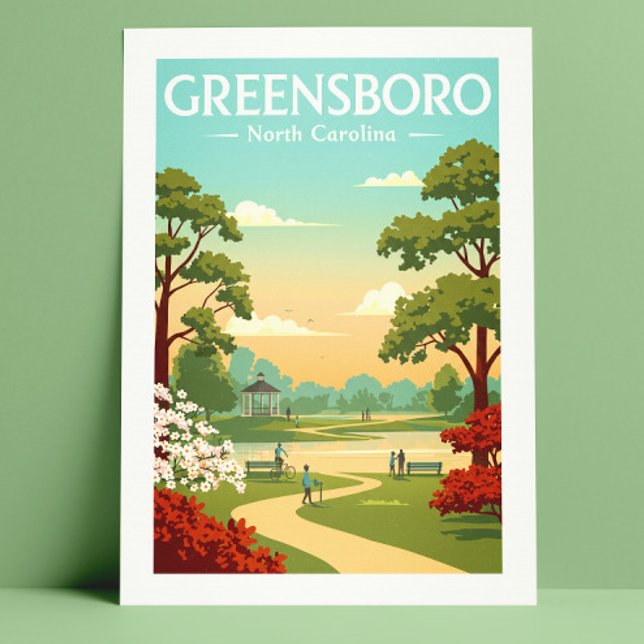 Vintage Greensboro North Carolina Postcard (Creator Uploaded)
