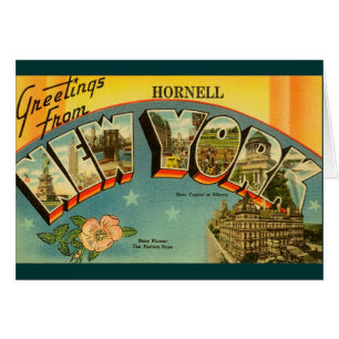 Vintage Greeting from New York Card