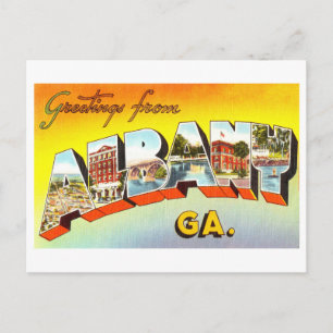Vintage Greetings from Albany, Georgia Postcard