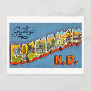 Vintage Greetings from Bismarck, North Dakota Postcard