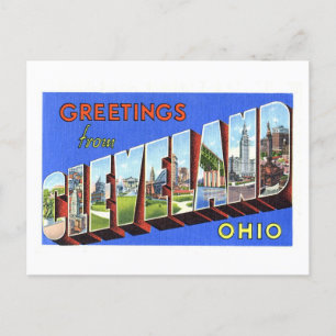 Vintage Greetings from Cleveland, Ohio Postcard
