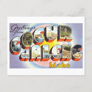 Vintage Greetings from Coeur d'Alene, Idaho, Postcard