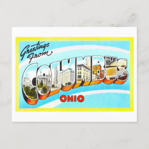 Vintage Greetings from Columbus, Ohio Postcard