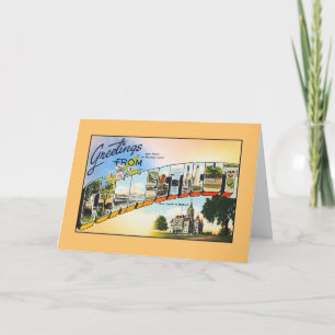 Vintage greetings from Connecticut Card