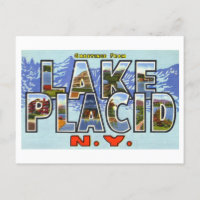 Vintage Greetings from Lake Placid, New York