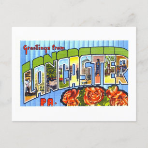 Vintage Greetings from Lancaster, Pennsylvania, Postcard