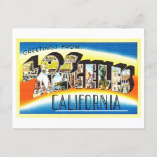 Vintage Greetings from Los Angeles, California Postcard