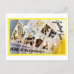 Vintage Greetings from New Haven, Connecticut, Postcard