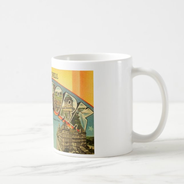 Vintage Greetings from New York Coffee Mug (Right)