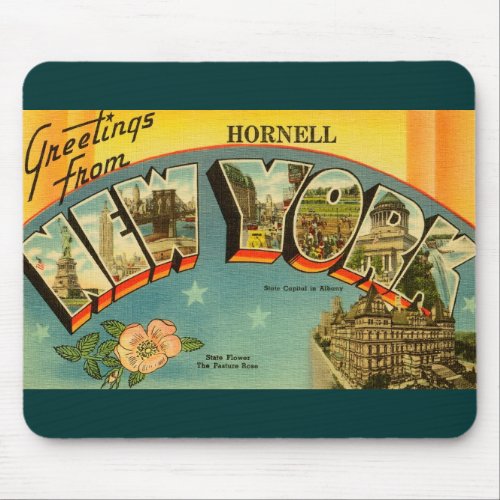 Vintage Greetings from New York Mouse Pad