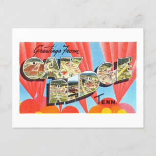 Vintage Greetings from Oak Ridge, Tennessee Postcard