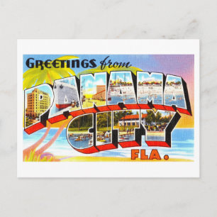 Vintage Greetings from Panama City, Florida, Postcard