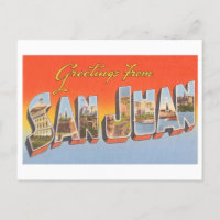 Vintage Greetings from San Juan, Puerto Rico