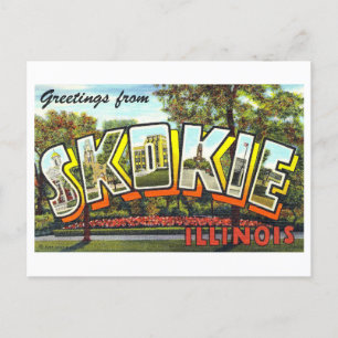Vintage Greetings from Skokie, Illinois, Postcard