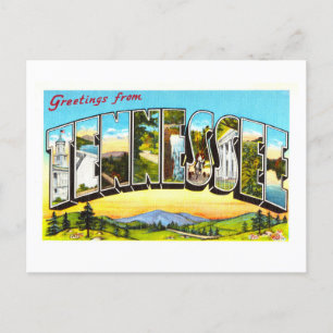 Vintage Greetings from Tennessee Postcard