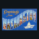 Vintage Greetings From the City of Washington DC Poster<br><div class="desc">Vintage Greetings From the City of Washington DC</div>