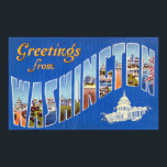 Vintage Greetings From the City of Washington DC Poster<br><div class="desc">Vintage Greetings From the City of Washington DC</div>