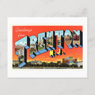 Vintage Greetings from Trenton, New Jersey, Postcard